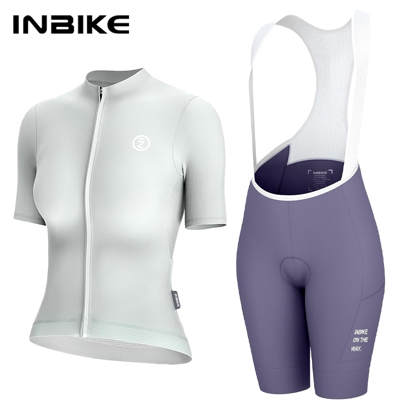 Cycling Bib Shorts - Комплект велоформы INBIKE для женщин: веломайка