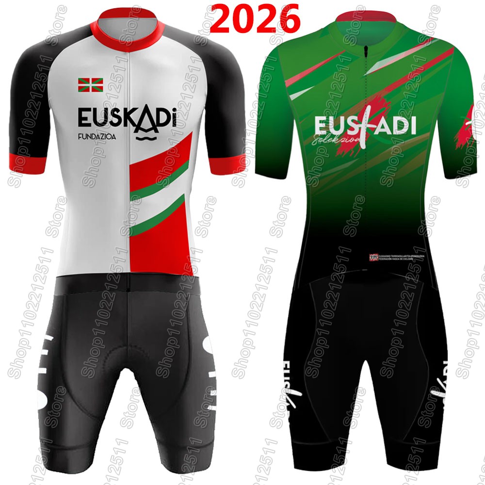 Cycling Bib Shorts - Комплект велоформы Euskadi Team 2026: летняя