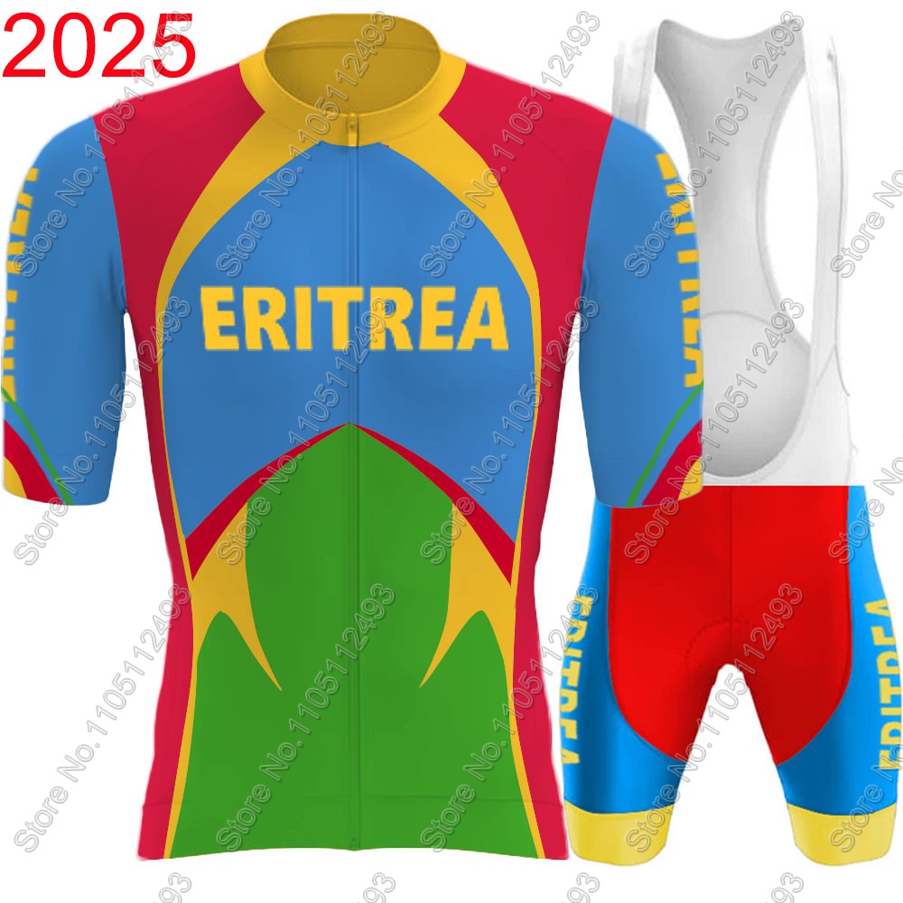 Cycling Bib Shorts - Комплект велосипедного трикотажа национальной сборной Эритреи