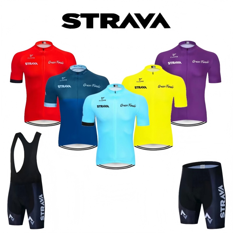 Cycling Bib Shorts - STRAVA Велосипедные комплекты Одежда для велоспорта