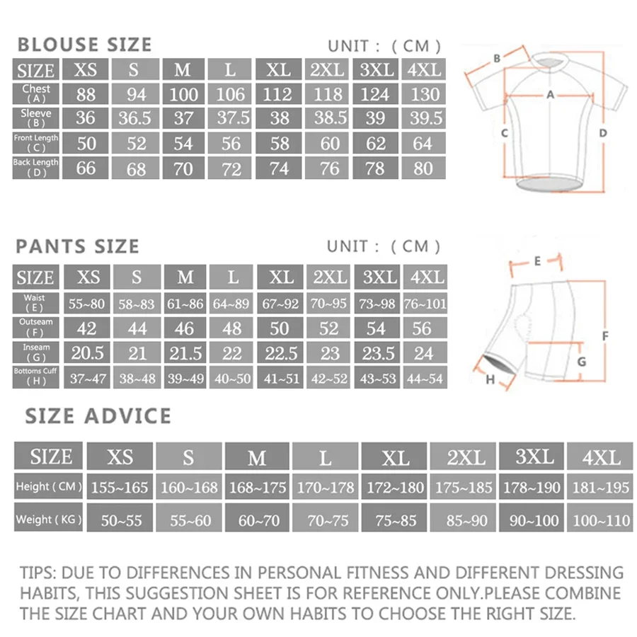 Комплекты велосипедного трикот – обзор и цена Cycling Bib Shorts