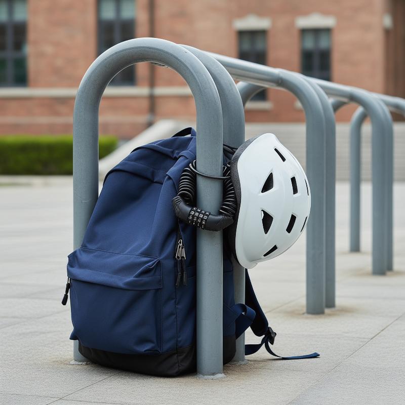 Замок-трос для мотоциклетного  – обзор и цена Bicycle Helmet